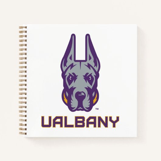 Universiteit van Albany Great Danes Notitieboek (Voorkant)