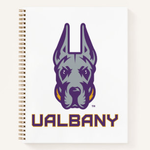 Universiteit van Albany Great Danes Notitieboek