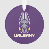 Universiteit van Albany Great Danes Ornament (voorkant)