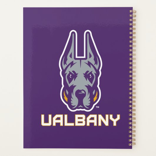 Universiteit van Albany Great Danes Planner (Achterkant)