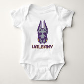 Universiteit van Albany Great Danes Romper (Voorkant)