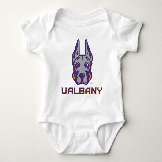 Universiteit van Albany Great Danes Romper (Voorkant)
