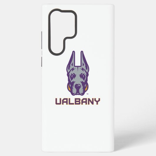 Universiteit van Albany Great Danes Samsung Galaxy Hoesje (Achterkant)