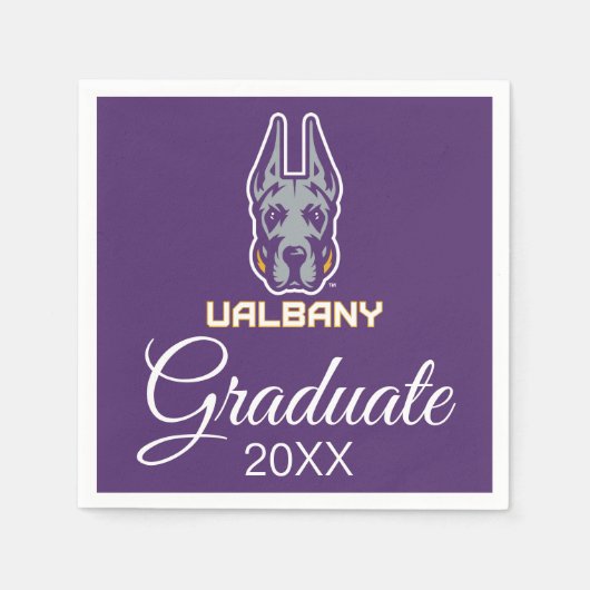Universiteit van Albany Great Danes Servet (Voorkant)