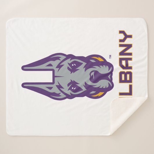 Universiteit van Albany Great Danes Sherpa Deken (Voorkant (horizontaal))