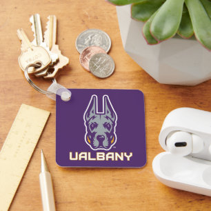 Universiteit van Albany Great Danes Sleutelhanger
