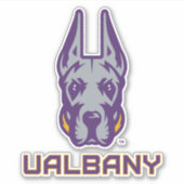 Universiteit van Albany Great Danes Sticker (Voorkant)
