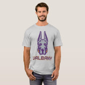 Universiteit van Albany Great Danes T-shirt (Voorkant volledig)