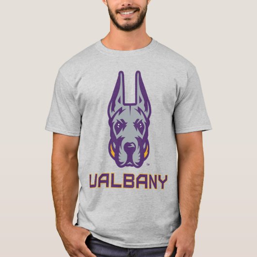 Universiteit van Albany Great Danes T-shirt (Voorkant)