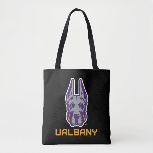 Universiteit van Albany Great Danes Tote Bag (Voorkant)