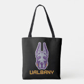 Universiteit van Albany Great Danes Tote Bag (Achterkant)