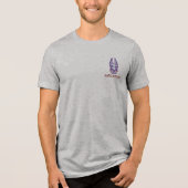 Universiteit van Albany Great Danes Tri-Blend Shirt (Voorkant)