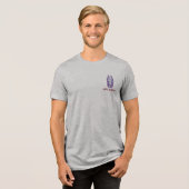 Universiteit van Albany Great Danes Tri-Blend Shirt (Voorkant volledig)