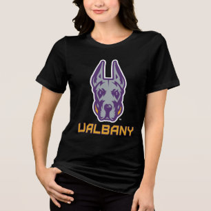 Universiteit van Albany Great Danes Tri-Blend Shirt