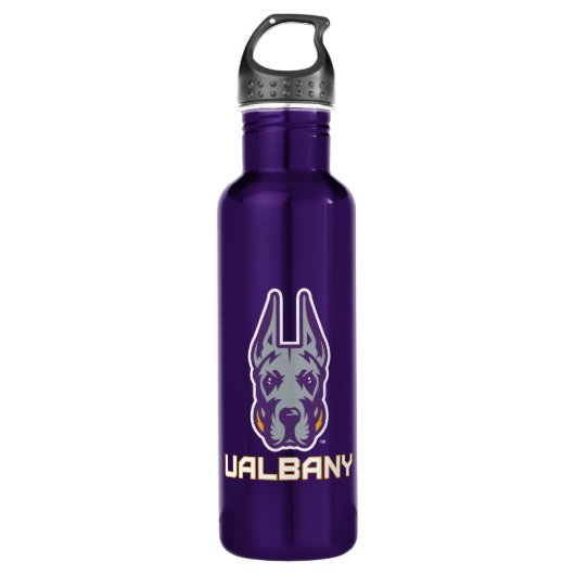 Universiteit van Albany Great Danes Waterfles (Voorkant)