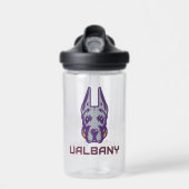 Universiteit van Albany Great Danes Waterfles (Voorkant)