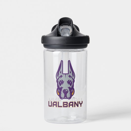 Universiteit van Albany Great Danes Waterfles (Voorkant)