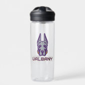 Universiteit van Albany Great Danes Waterfles (Voorkant)