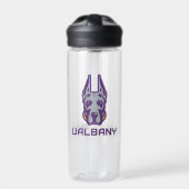 Universiteit van Albany Great Danes Waterfles (Voorkant)