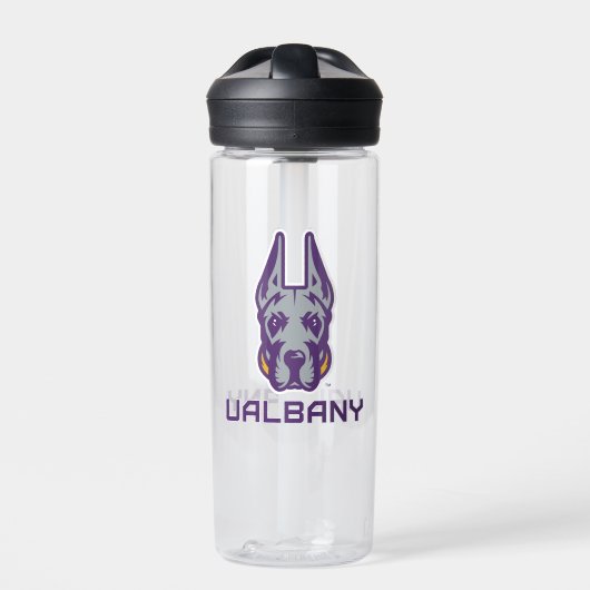 Universiteit van Albany Great Danes Waterfles (Voorkant)