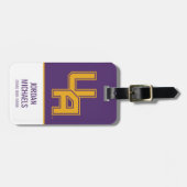 Universiteit van Albany Initialen Logo Bagagelabel (Voorkant horizontaal)