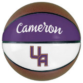 Universiteit van Albany Initialen Logo Basketbal (Voorkant)