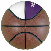 Universiteit van Albany Initialen Logo Basketbal (Rechts)