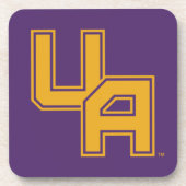 Universiteit van Albany Initialen Logo Bier Onderzetter (Voorkant)