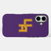 Universiteit van Albany Initialen Logo Case-Mate iPhone Case (Achterkant (horizontaal))