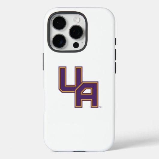 Universiteit van Albany Initialen Logo Case-Mate iPhone Case (Achterkant)