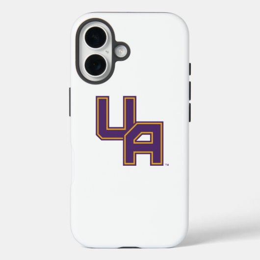 Universiteit van Albany Initialen Logo Case-Mate iPhone Case (Achterkant)
