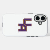 Universiteit van Albany Initialen Logo Case-Mate iPhone Case (Achterkant (horizontaal))