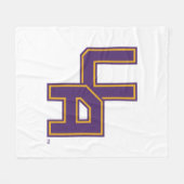 Universiteit van Albany Initialen Logo Fleece Deken (Voorkant (Horizontaal))