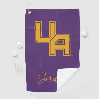 Universiteit van Albany Initialen Logo Golfhanddoek