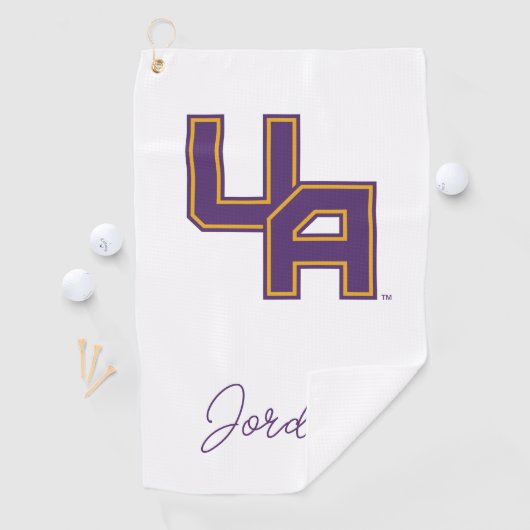 Universiteit van Albany Initialen Logo Golfhanddoek (Insitu)