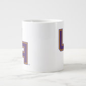 Universiteit van Albany Initialen Logo Grote Koffiekop (Voorkant)