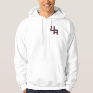Universiteit van Albany Initialen Logo Hoodie