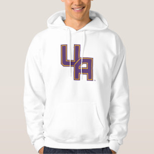 Universiteit van Albany Initialen Logo Hoodie