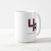 Universiteit van Albany Initialen Logo Koffiemok (Voorkant rechts)