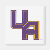 Universiteit van Albany Initialen Logo Magneet (Voorkant)