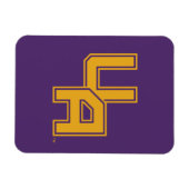 Universiteit van Albany Initialen Logo Magneet (Horizontaal)