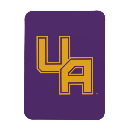 Universiteit van Albany Initialen Logo Magneet (Verticaal)