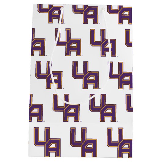 Universiteit van Albany Initialen Logo Medium Cadeauzakje (Achterkant)