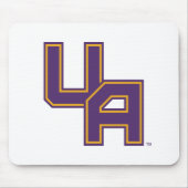 Universiteit van Albany Initialen Logo Muismat (Voorkant)