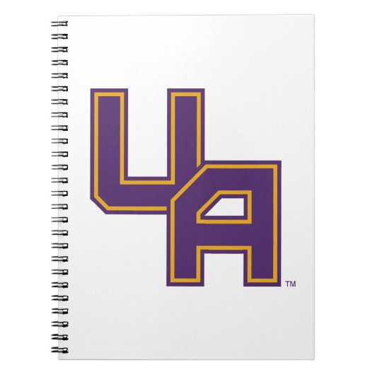 Universiteit van Albany Initialen Logo Notitieboek (Voorkant)
