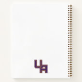 Universiteit van Albany Initialen Logo Notitieboek (Achterkant)