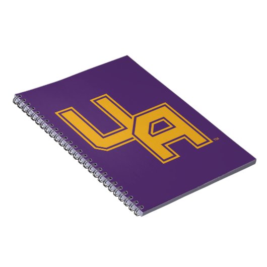 Universiteit van Albany Initialen Logo Notitieboek (Rechterzijde)