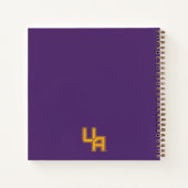 Universiteit van Albany Initialen Logo Notitieboek (Achterkant)