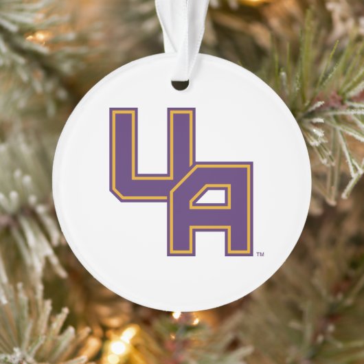 Universiteit van Albany Initialen Logo Ornament (Boom)