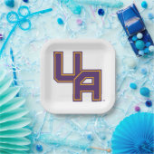 Universiteit van Albany Initialen Logo Papieren Bordje (Feest)